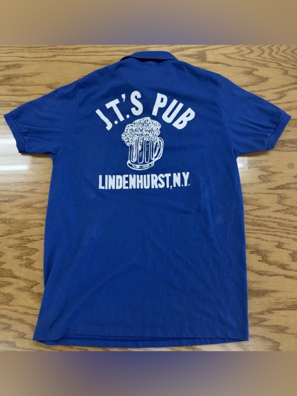 True Vintage 80s JT’s Pub Polo Lindenhurst New York NYC Uncle Gus Saloon L 19x28